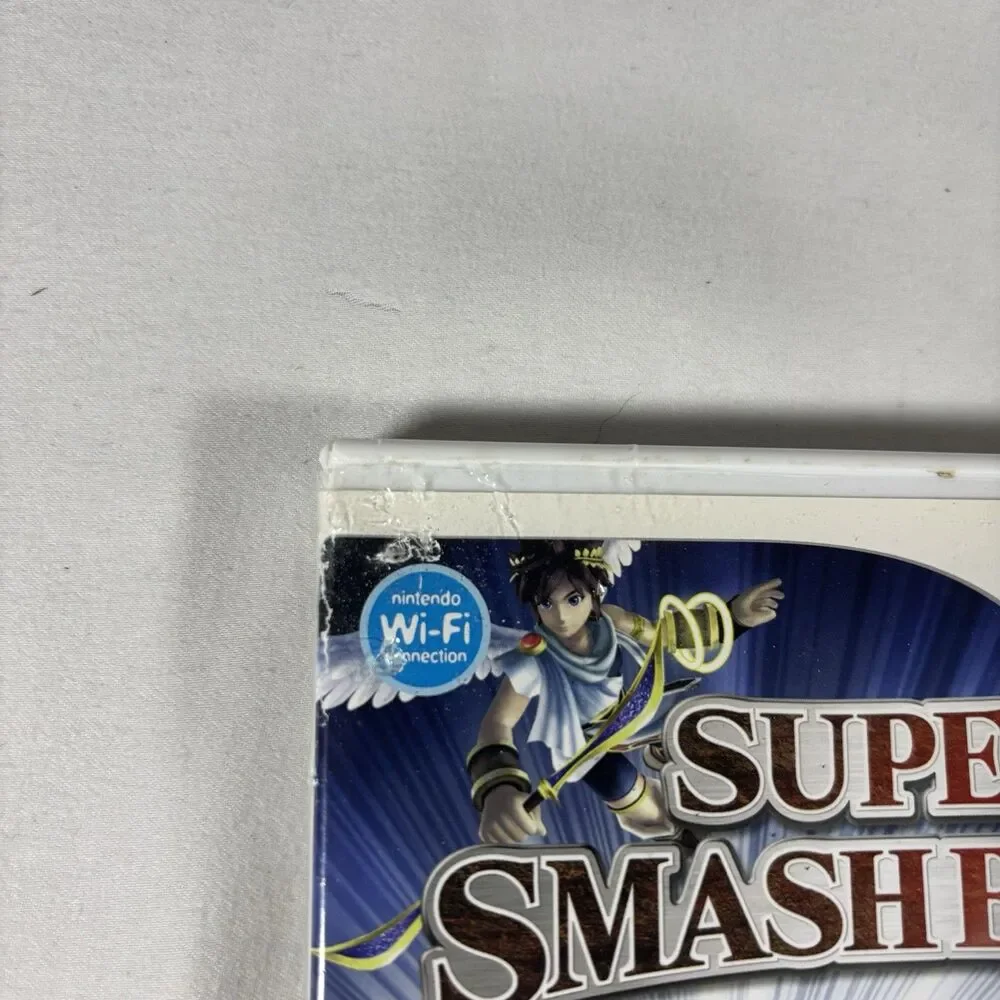 Super Smash Bros Brawl Nintendo Wii Case & Manual Only No Disc